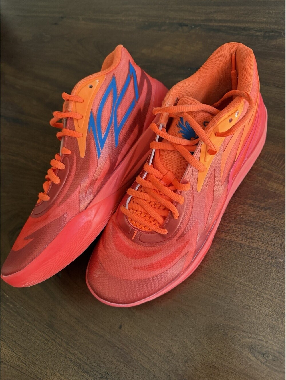 Puma LaMelo Ball MB.02 Supernova Mens 13 Fiery Coral Orange 376442-01